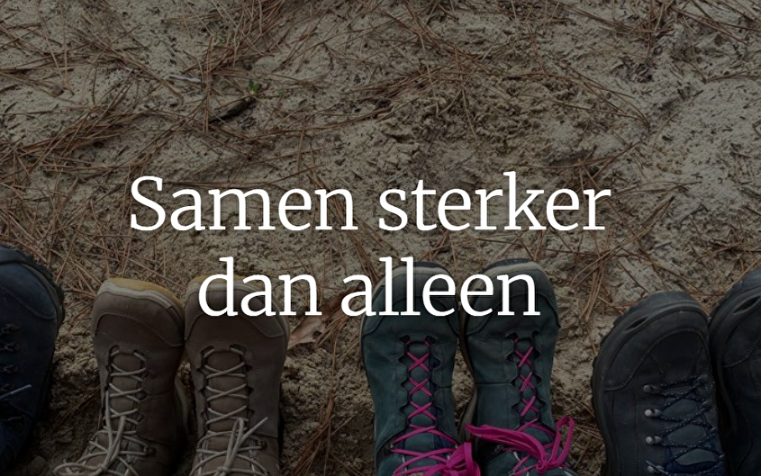 Lentewandeling Stap voor elkaar