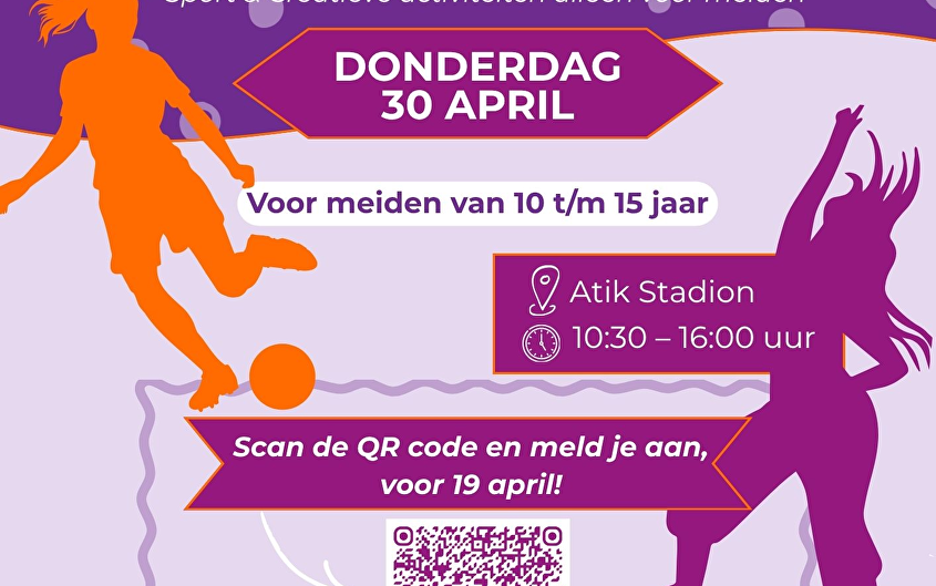 Girlevent: sport, plezier en ontmoeting voor meiden