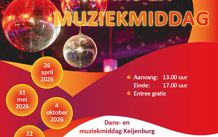 Dans- & Muziekmiddag verzorgd door duo ErAdic.