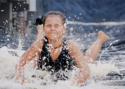 Waterfestijn in de Zomertuin