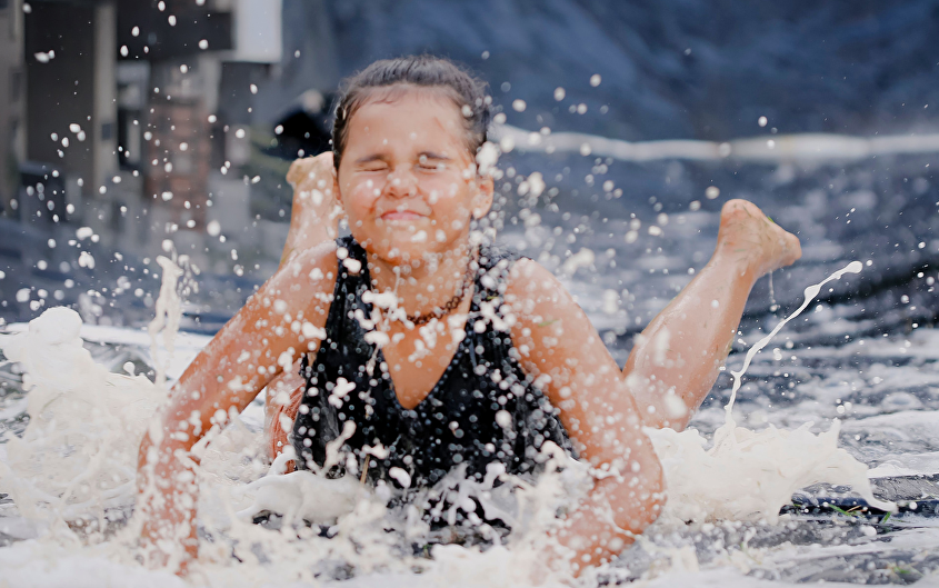 Waterfestijn in de Zomertuin