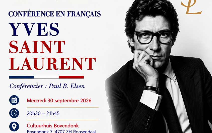 Lezing Yves St Laurent | conférence en français