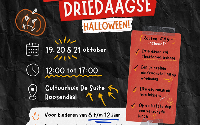 Theaterdriedaagse Roosendaal, Herfstvakantie