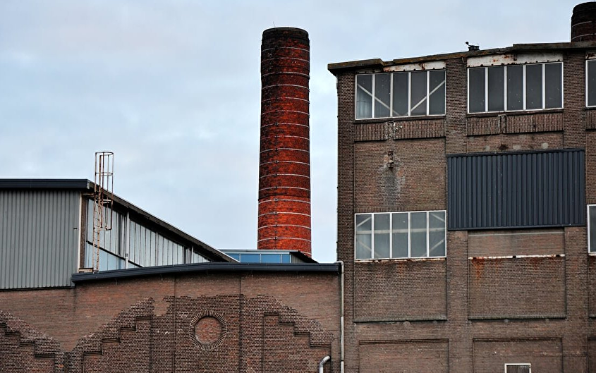 Suikersilo's en gebouwen
